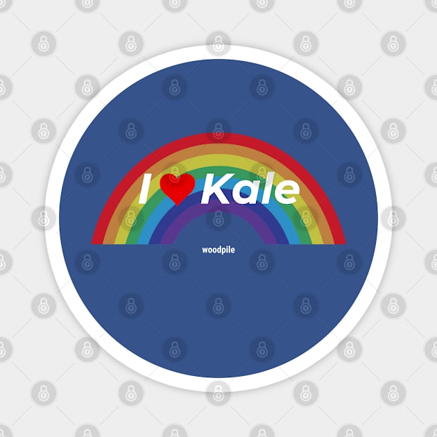 I love Kale Magnet by Woodpile